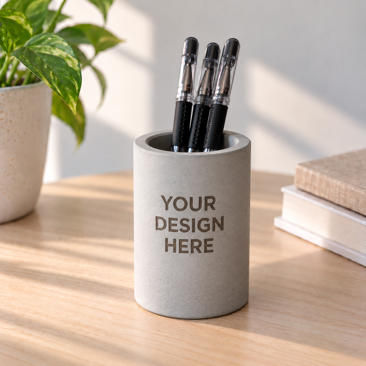 Concrete Pen Holder