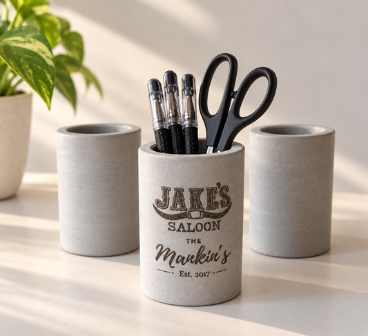 Concrete Pen Holder