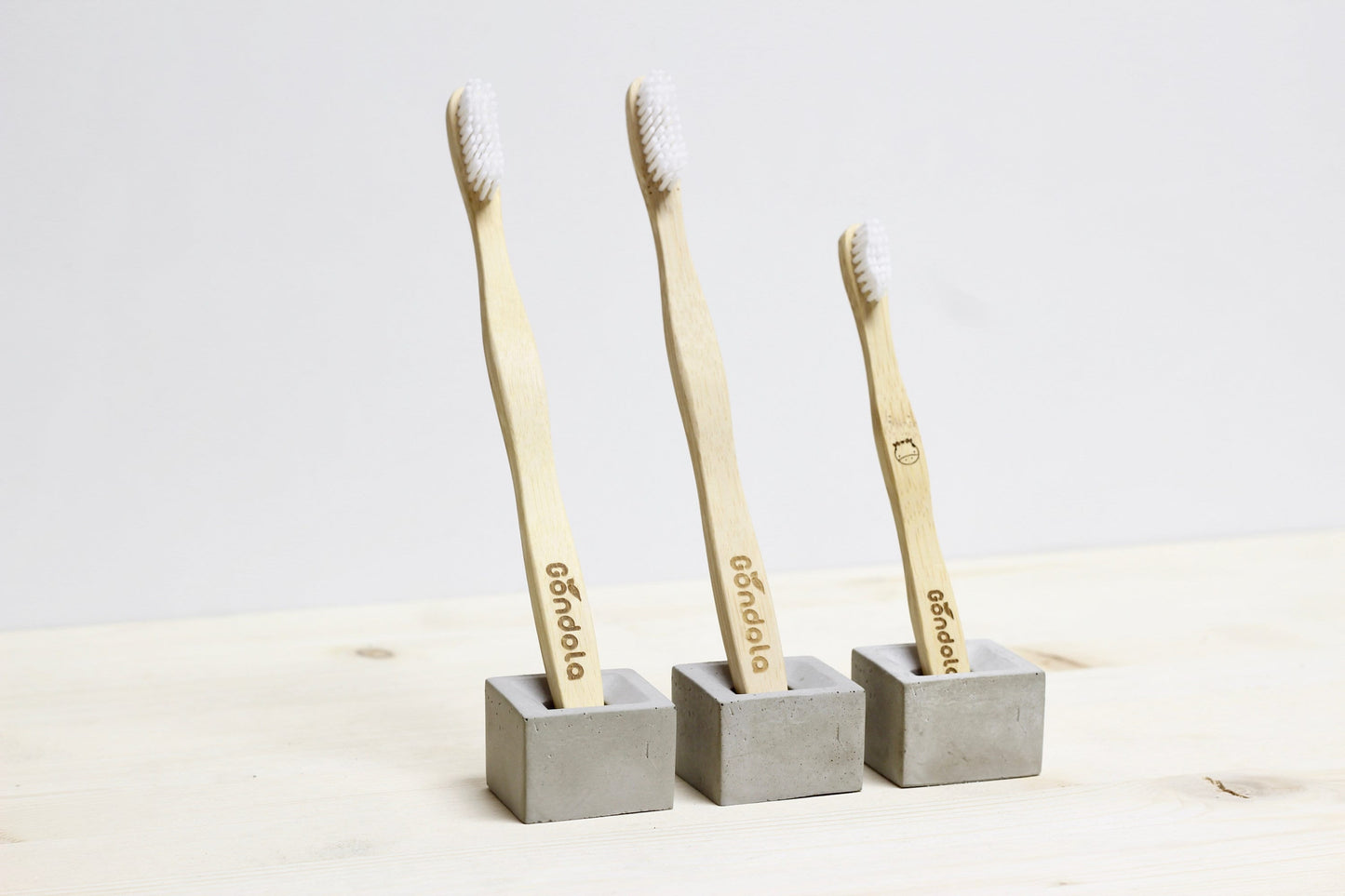 Personalized Toothbrush Holder, Custom Bathroom Concrete Set
