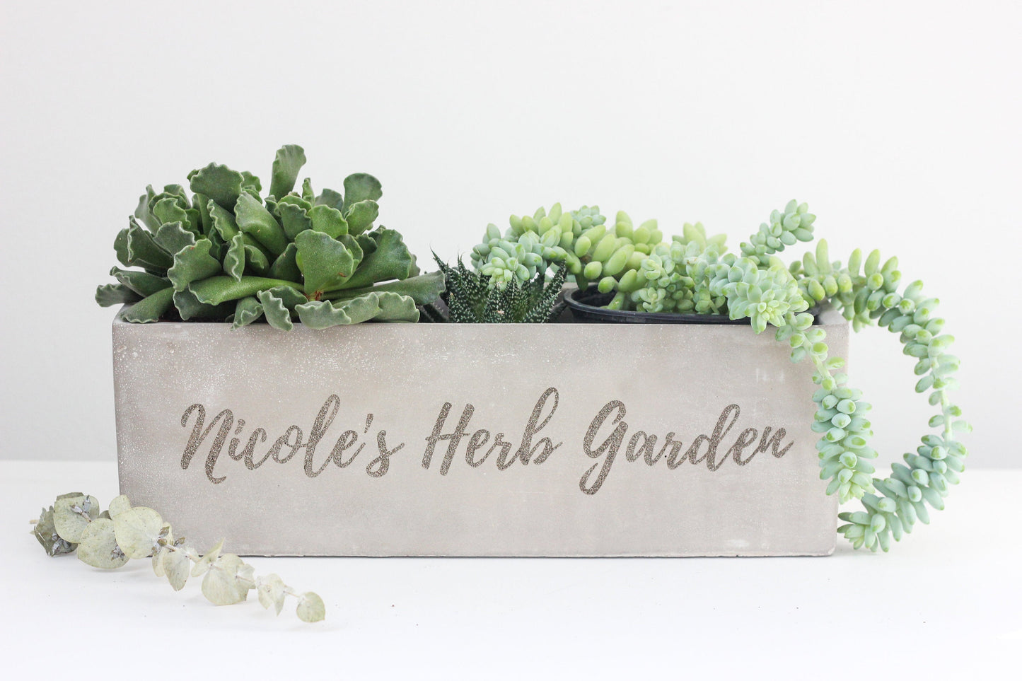 Concrete Planter Box 12"
