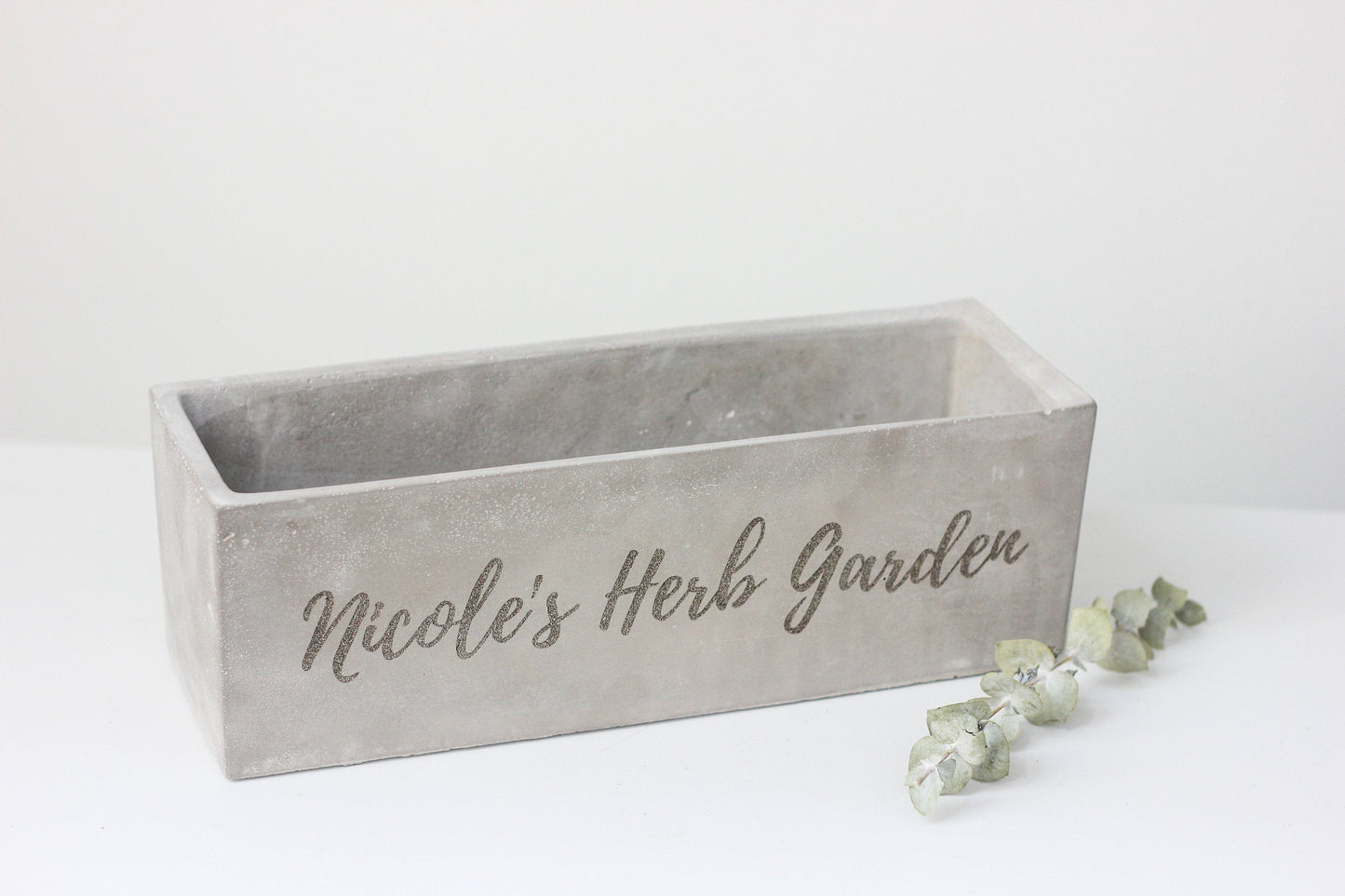 Concrete Planter Box 12"